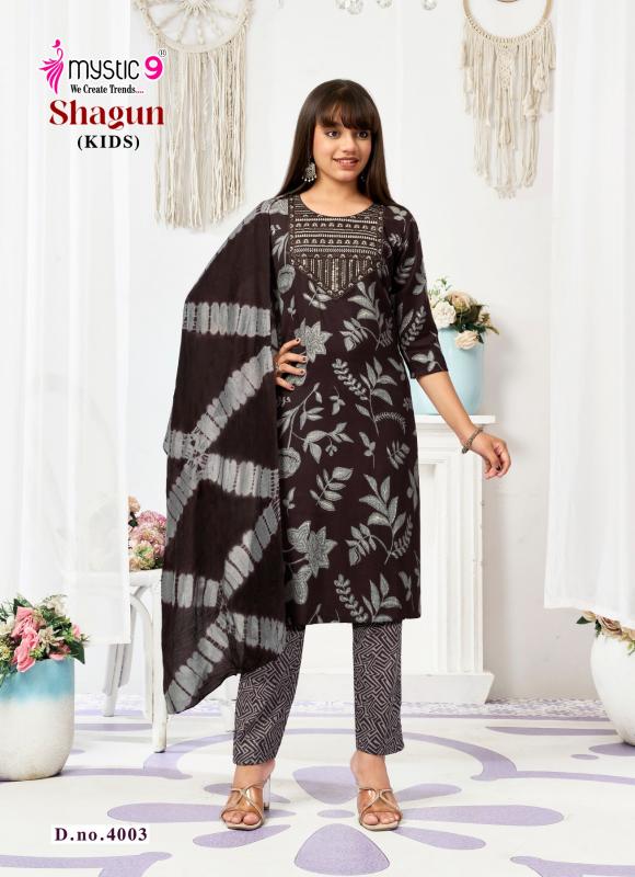 Mystic9 shagun (kids) vol 4 wholesale western kurties in ahemdabad